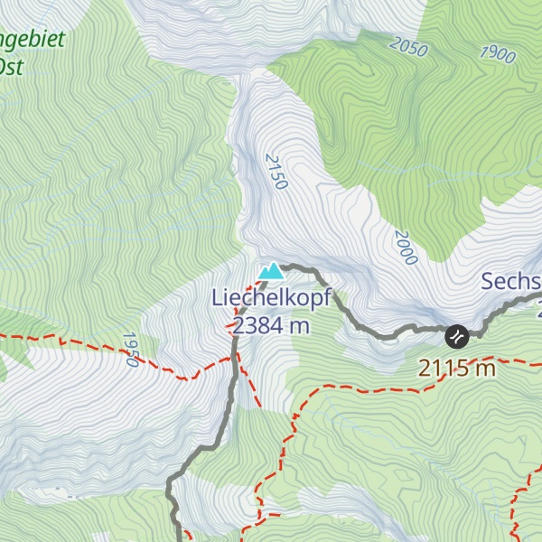 Map of Liechelkopf