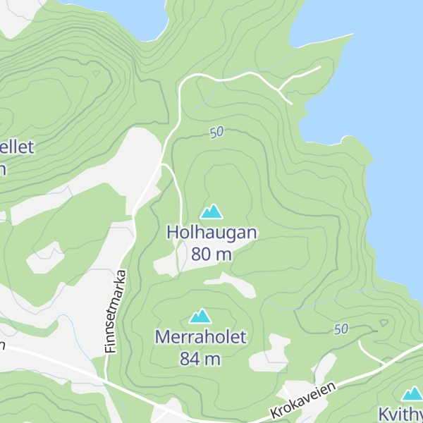 Map of Holhaugan