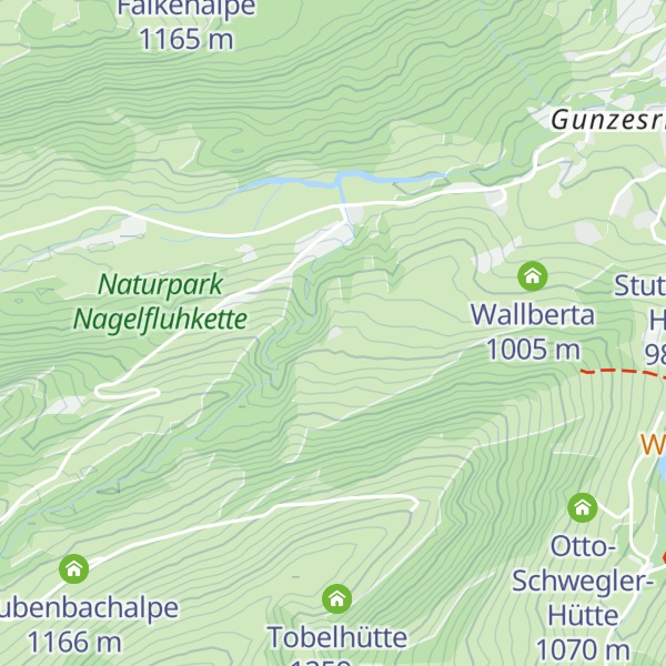 Map of Alpe Knie