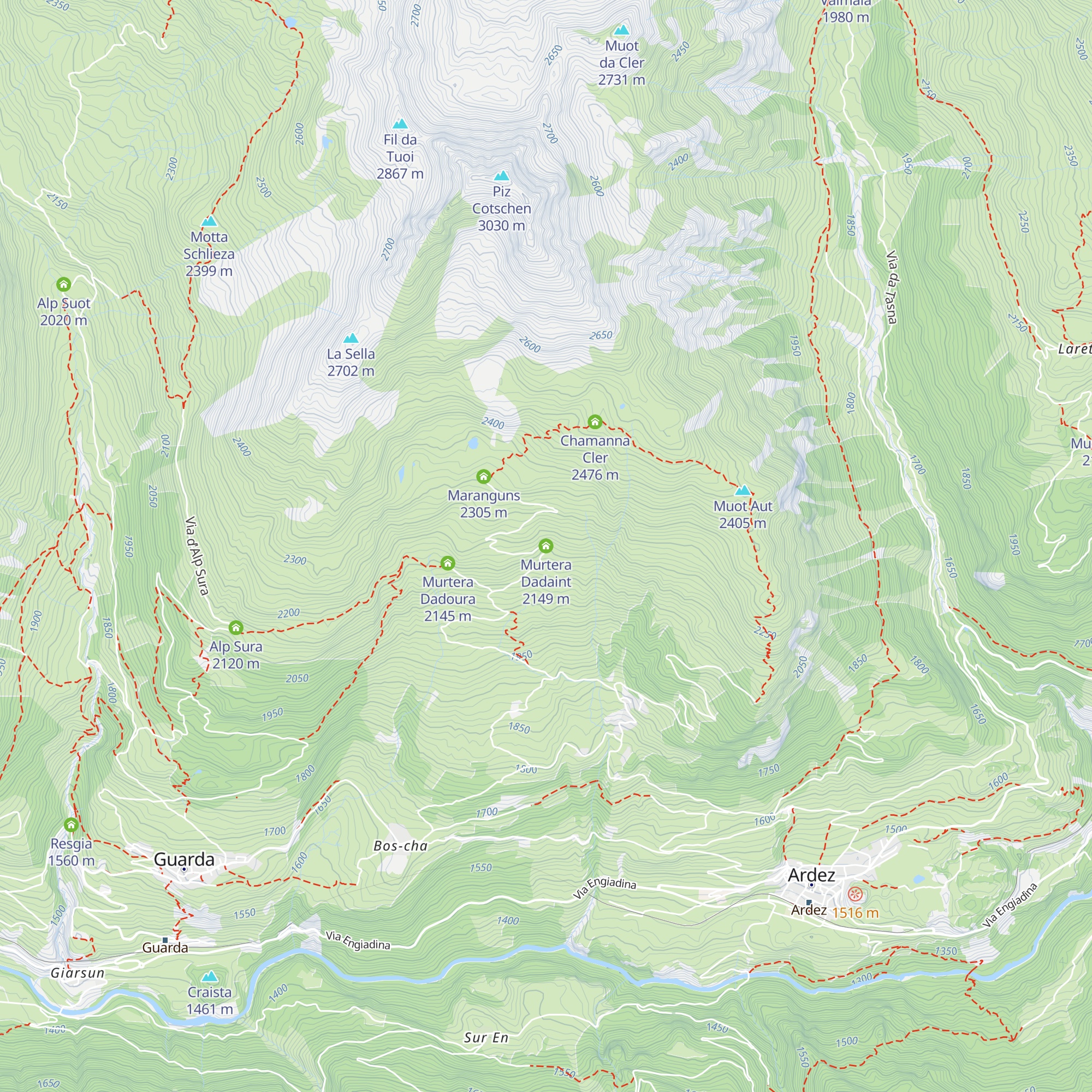 Murtera Dadaint map