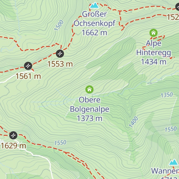 Map of Obere Bolgenalpe