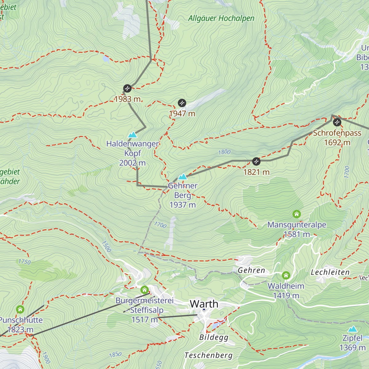 Zollhütte map