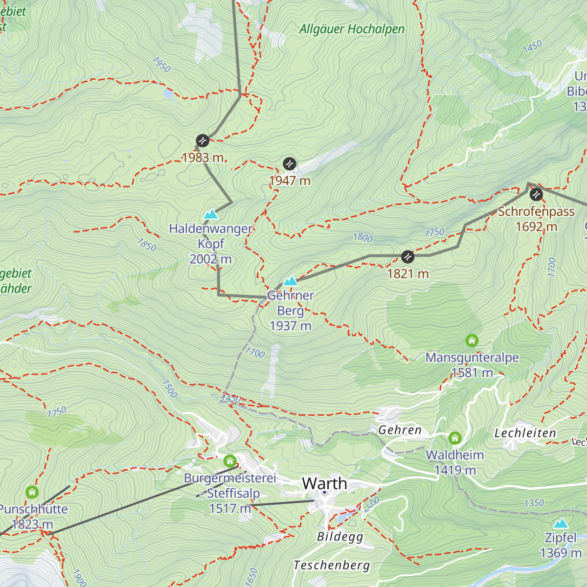 Zollhütte map