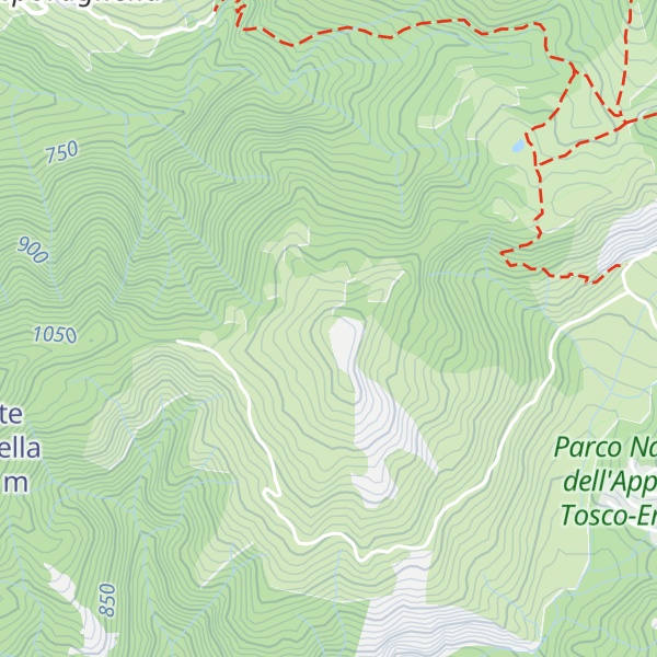 Map of Monte Cunella