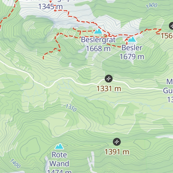 Map of Freyburger Alpe