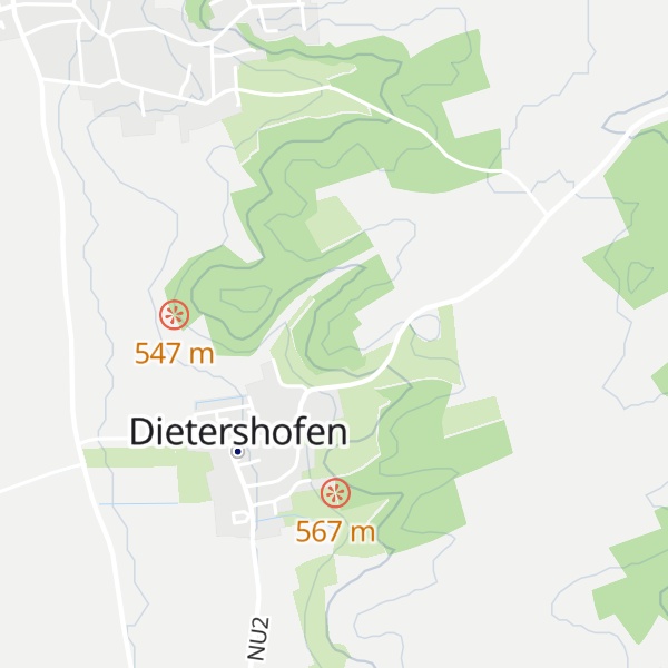 Map of Mühlberg