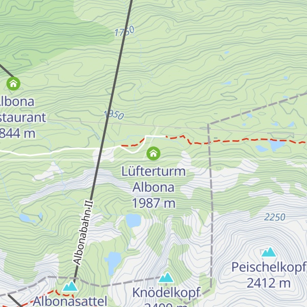 Map of Lüfterturm Albona