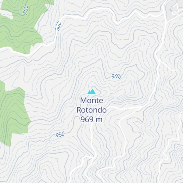 Map of Monte Rotondo