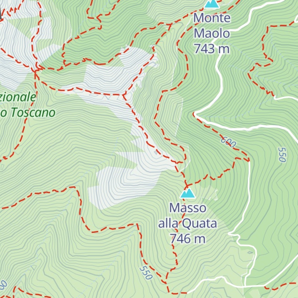 Map of Monte Tiratoio