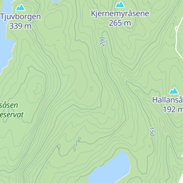 Map of Bjørnestien