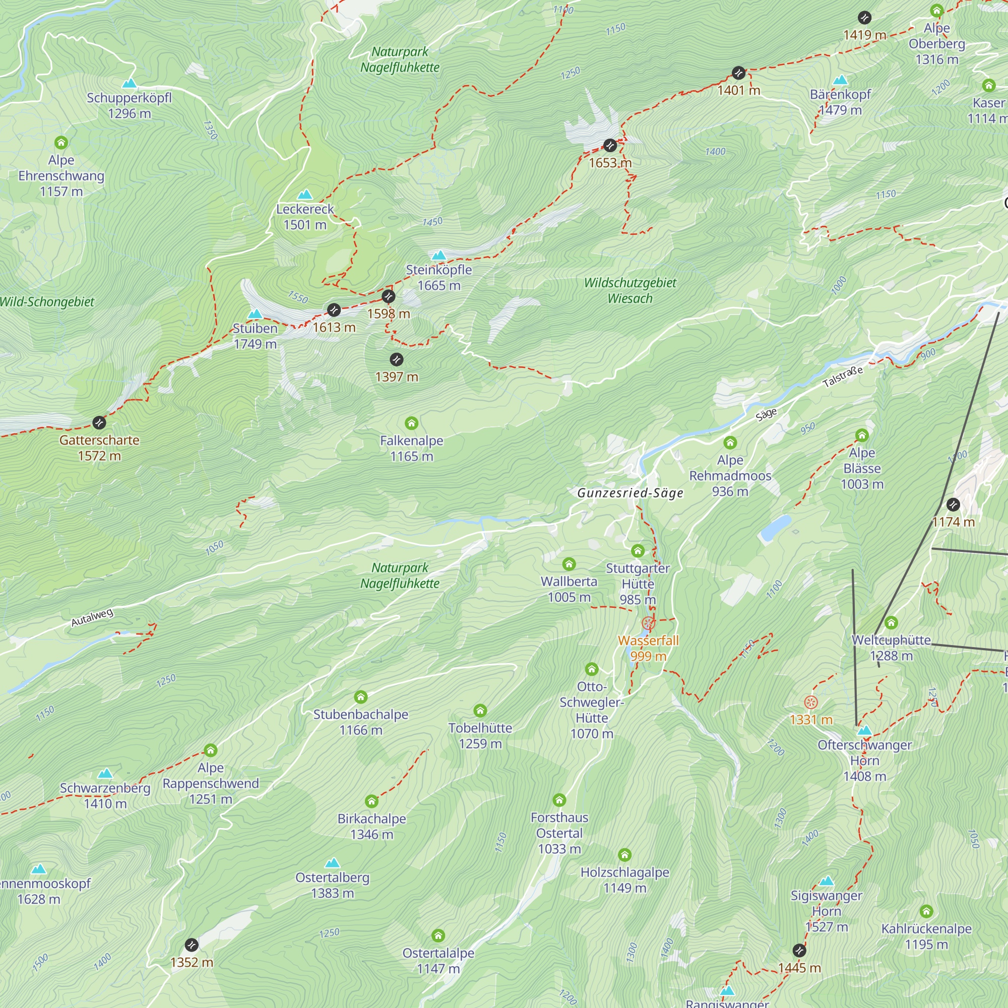 Schönebuch map