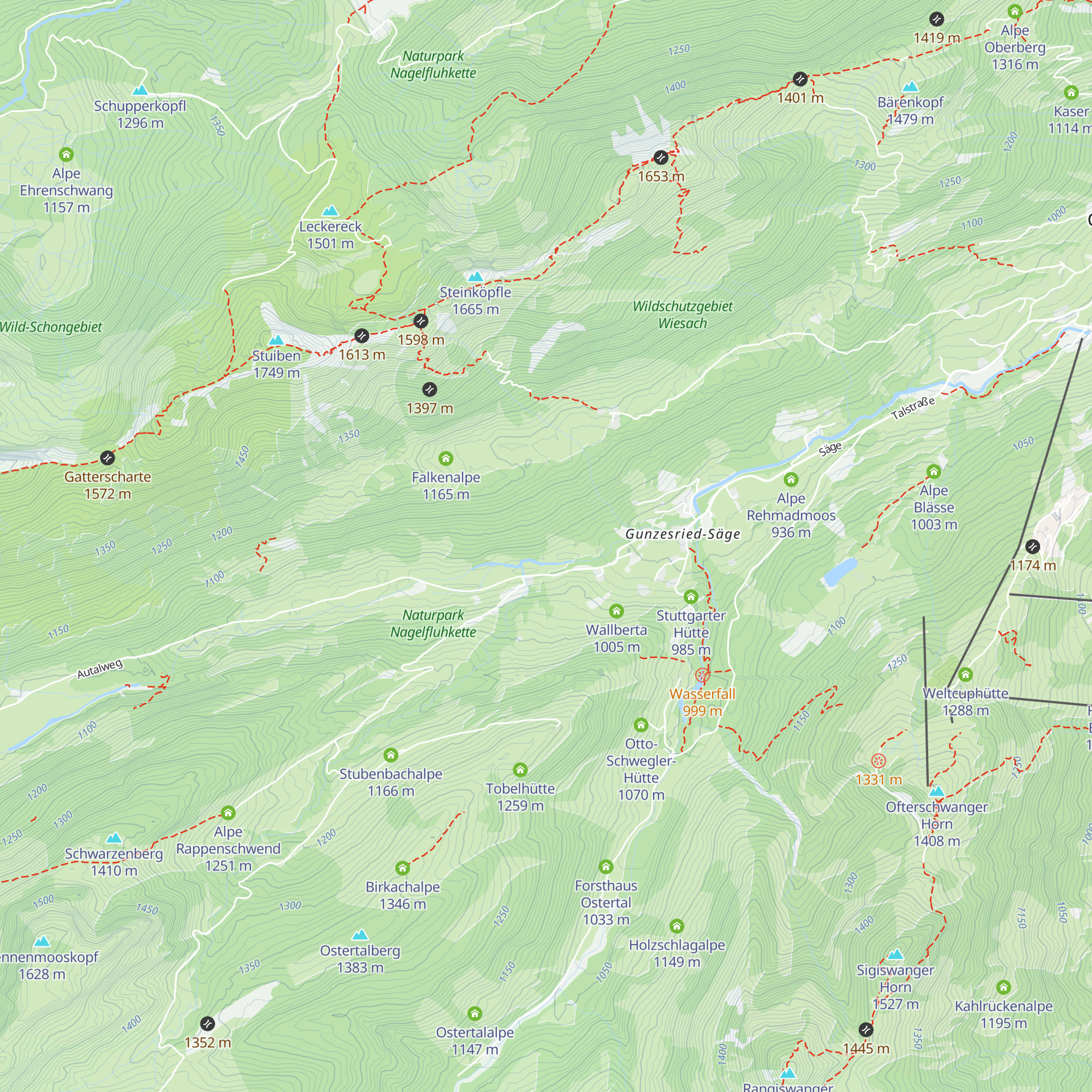 Schönebuch map