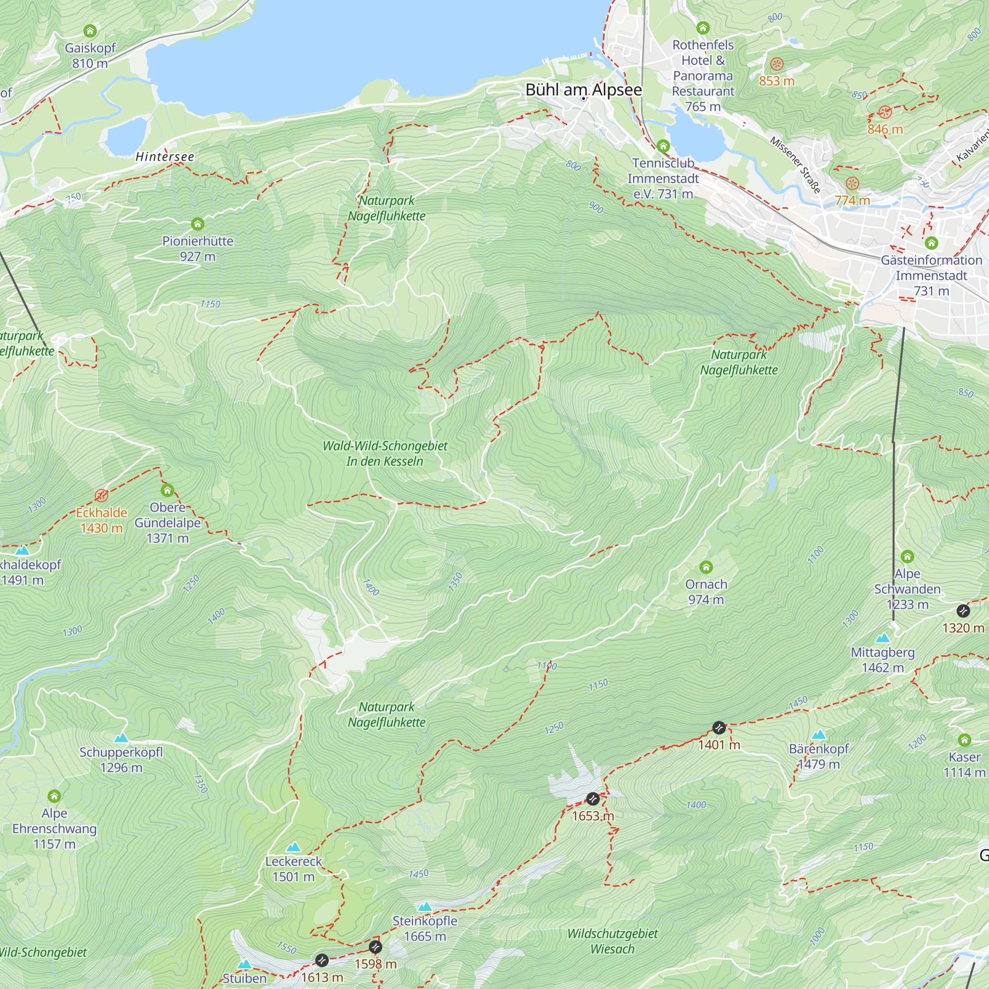 Alpe Alp map