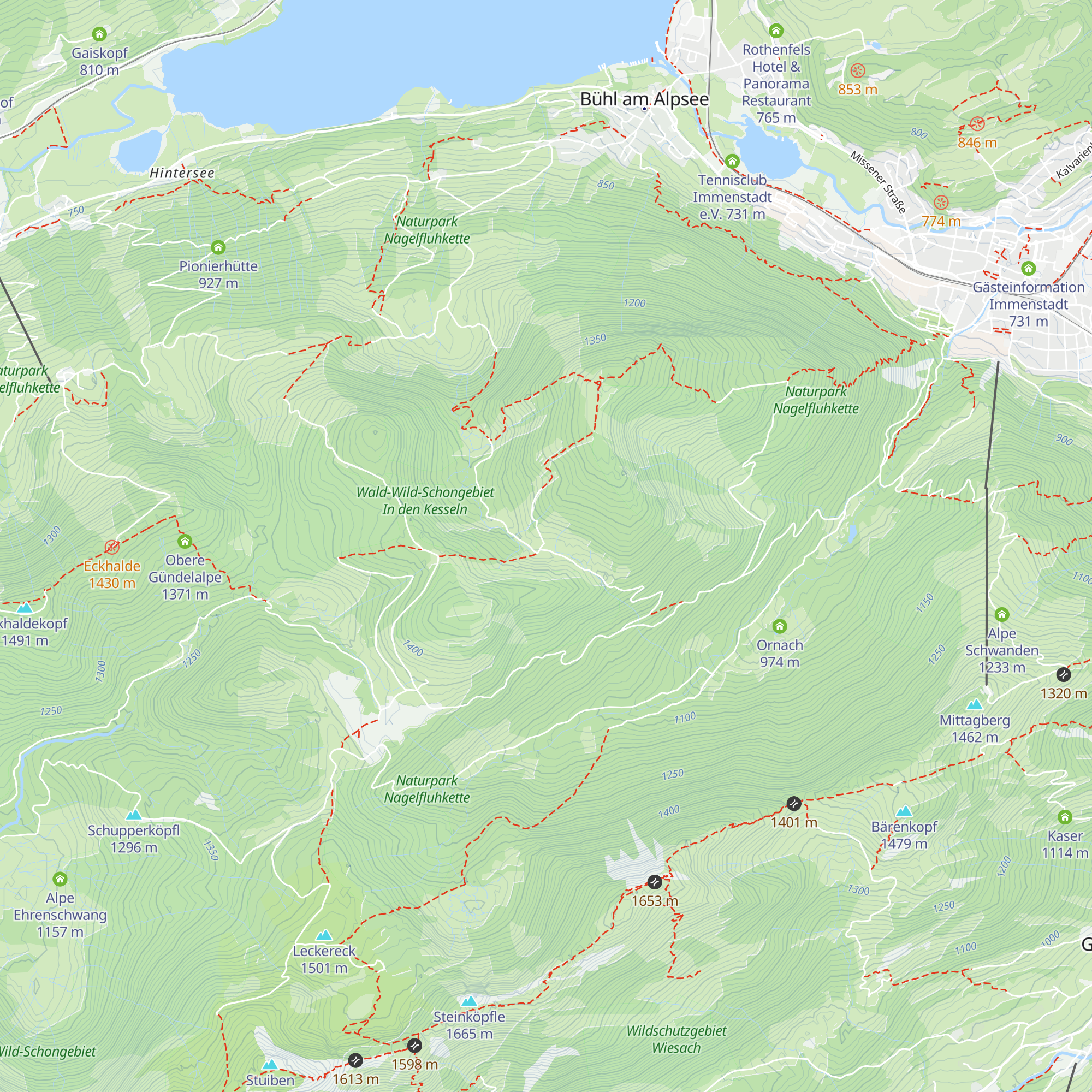 Alpe Alp map