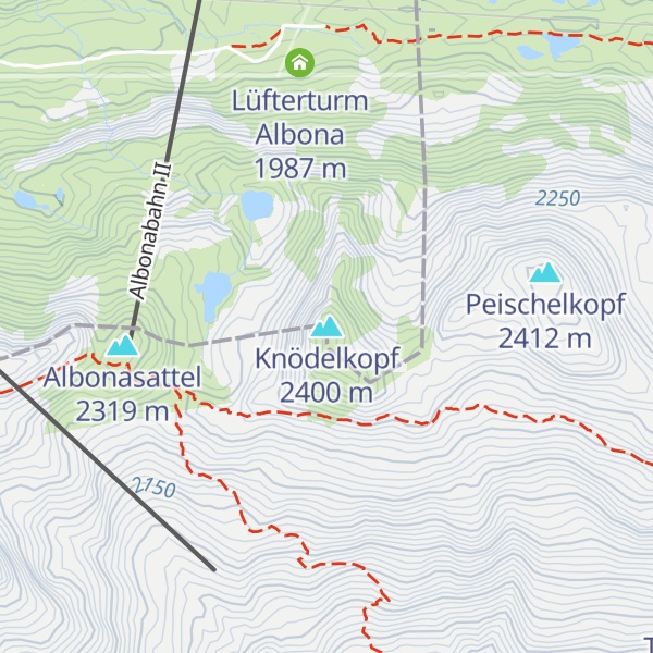 Map of Knödelkopf