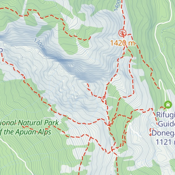 Map of Pizzo d'Uccello