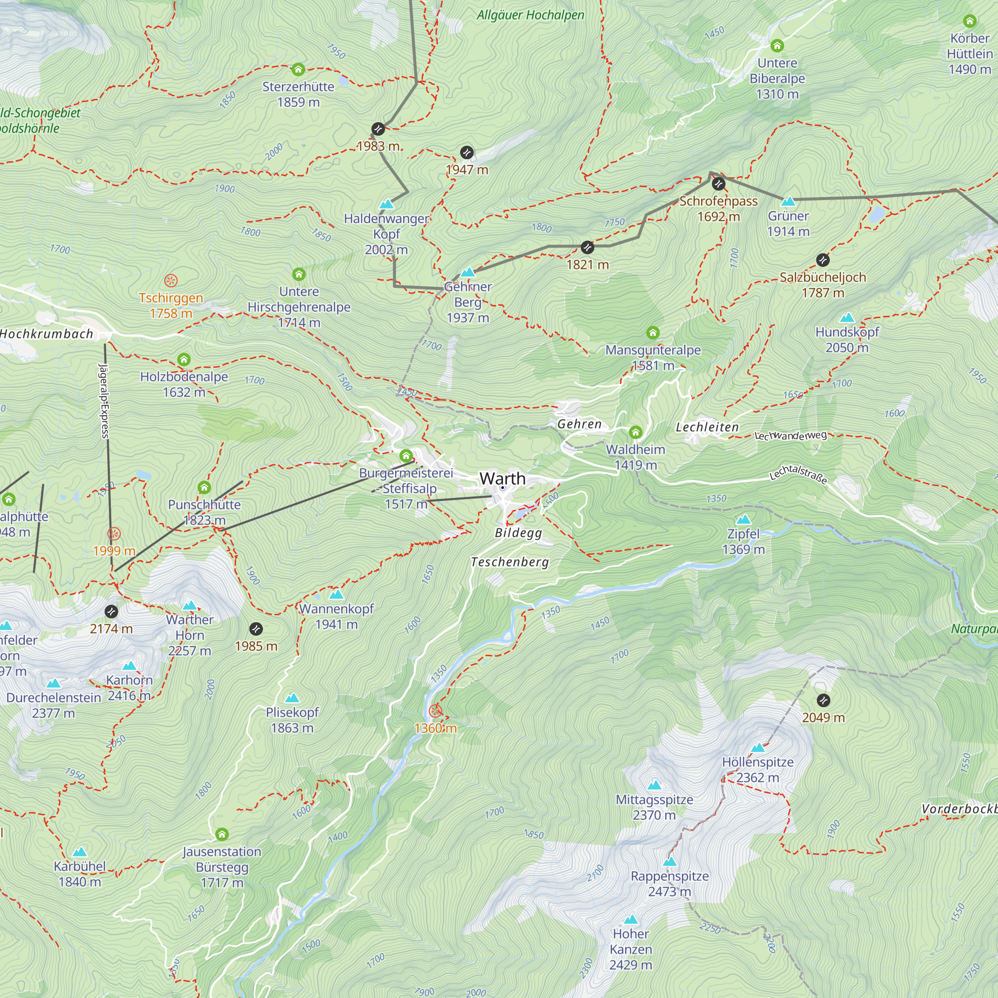 Touristeninformation map