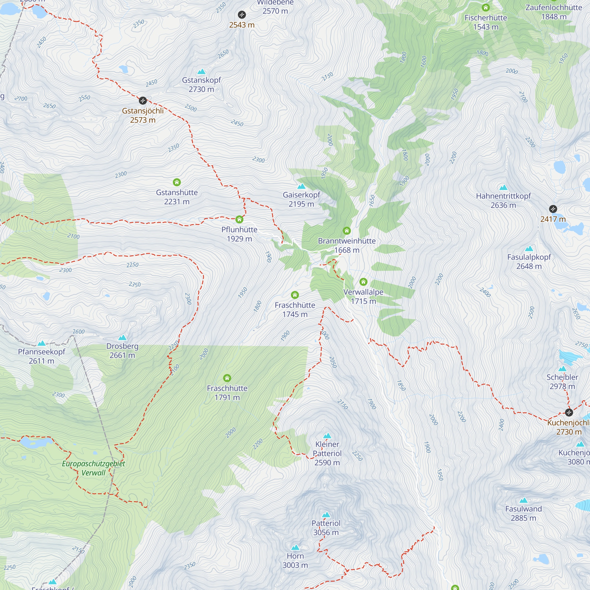 Fraschhütte map