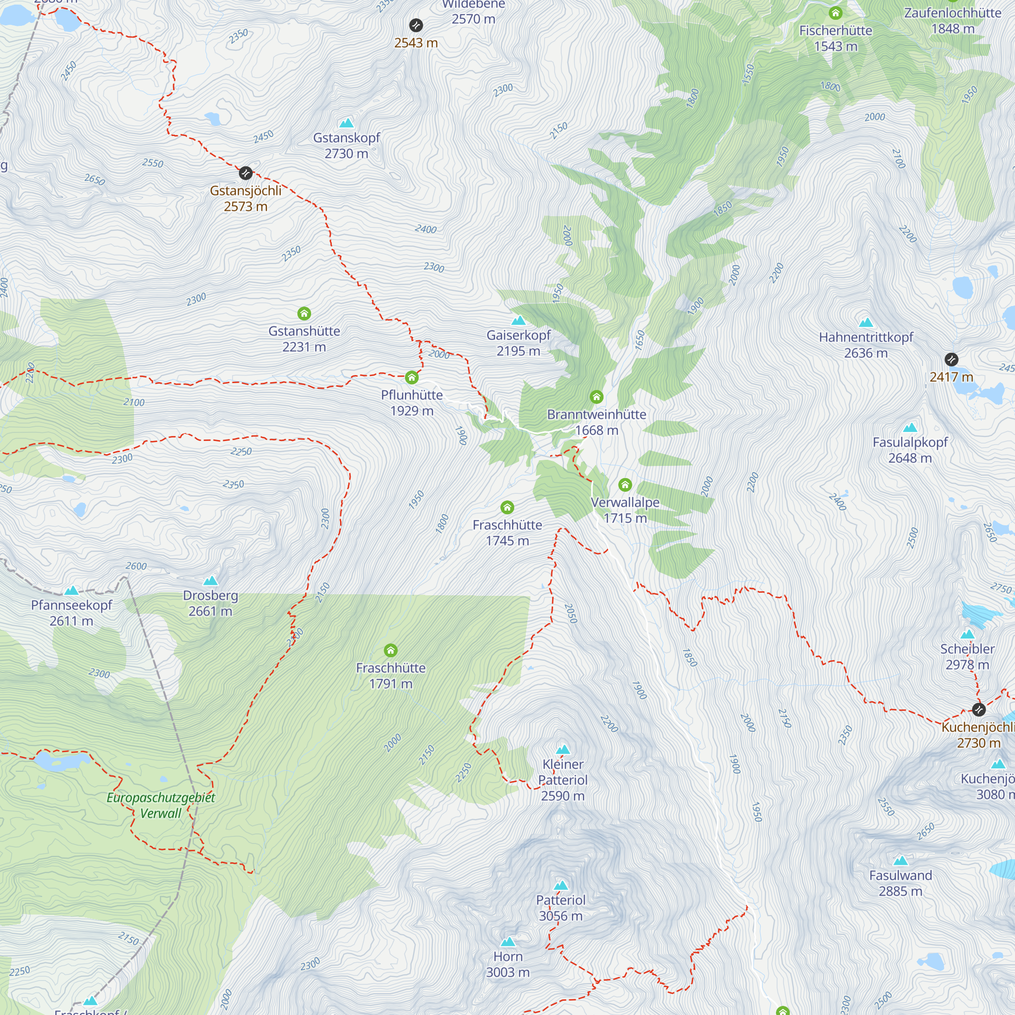 Fraschhütte map