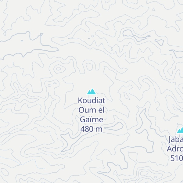 Map of Koudiat Oum el Gaïme