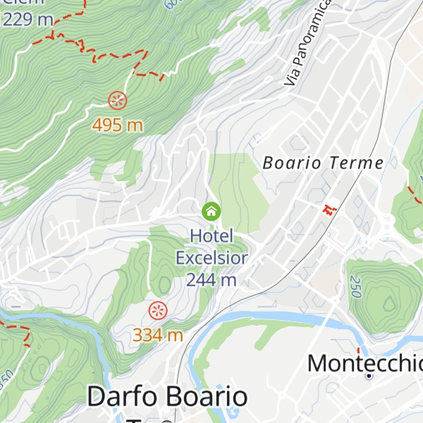 Map of Hotel Excelsior