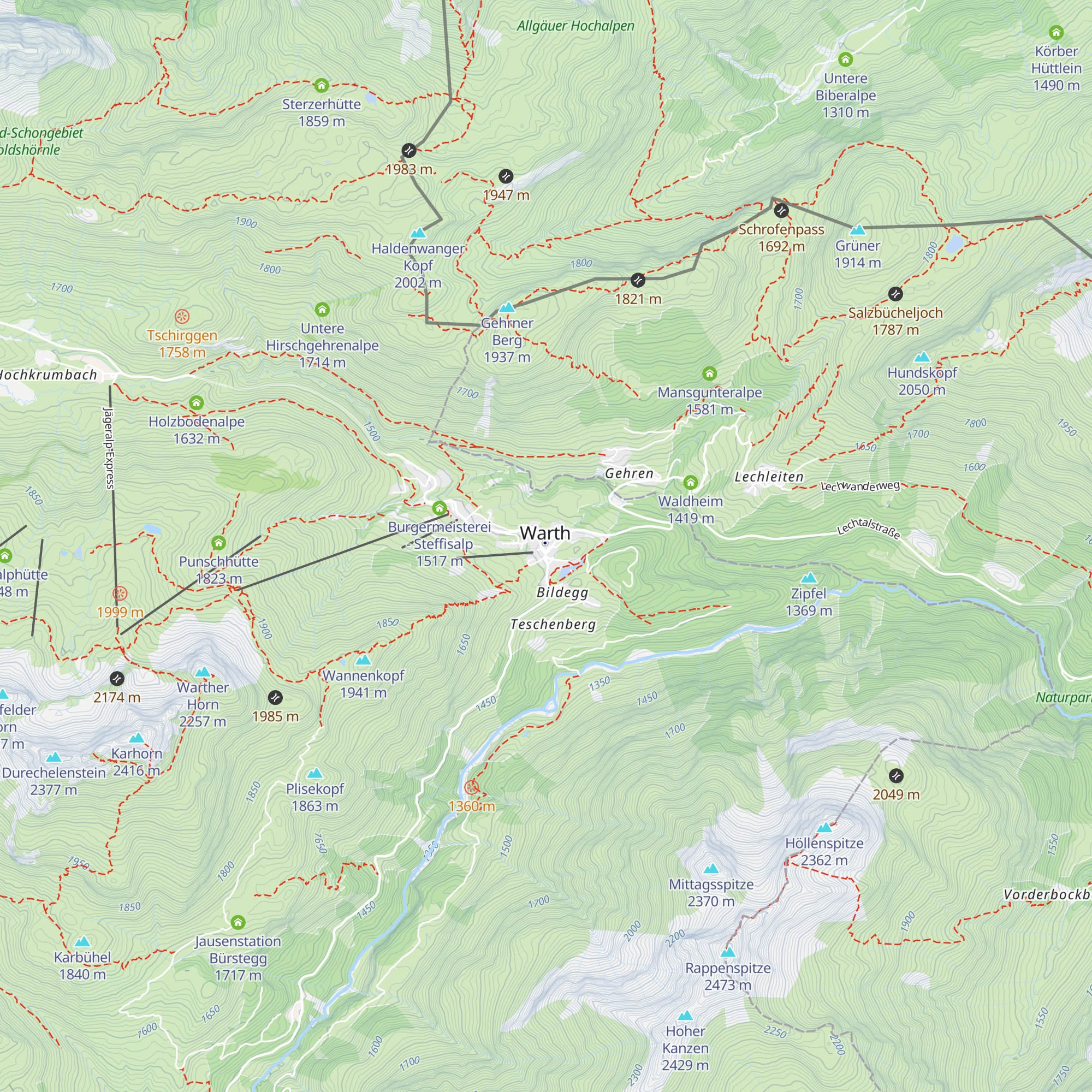 Tirolerhof map