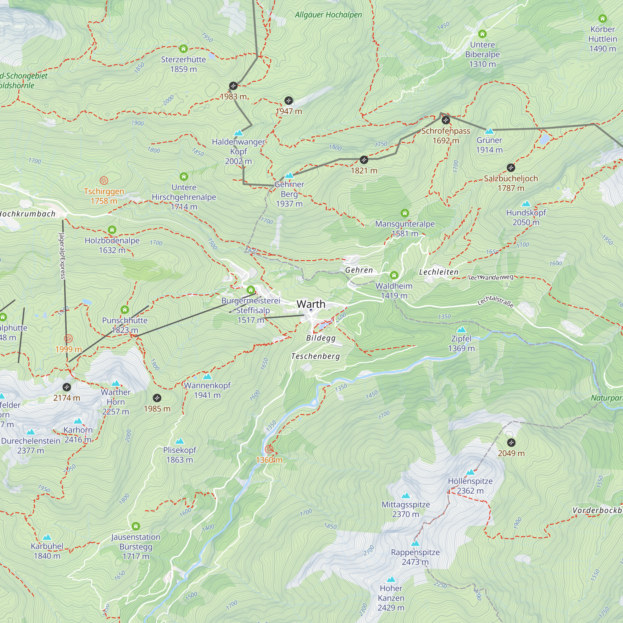 Tirolerhof map