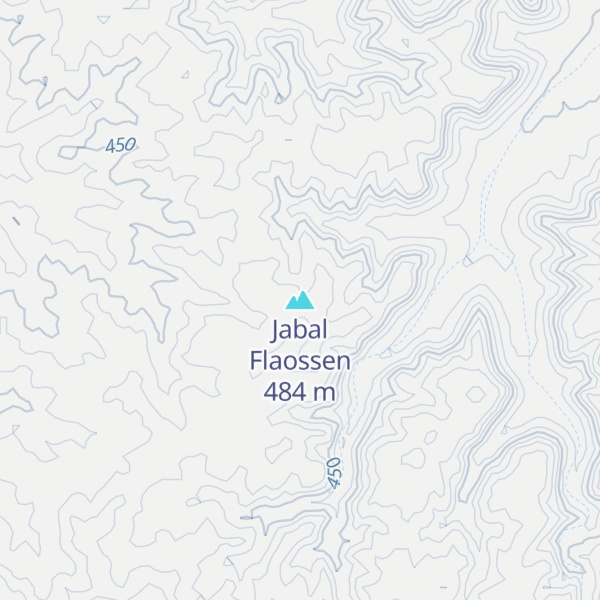 Map of Jabal Flaossen