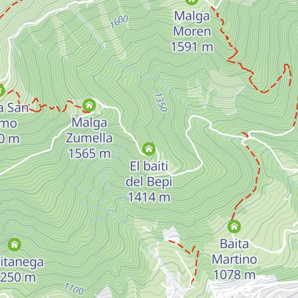 Map of El baiti del Bepi
