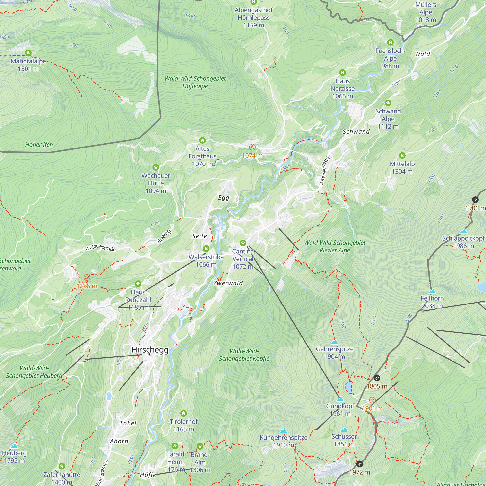 Cantina Vertical map