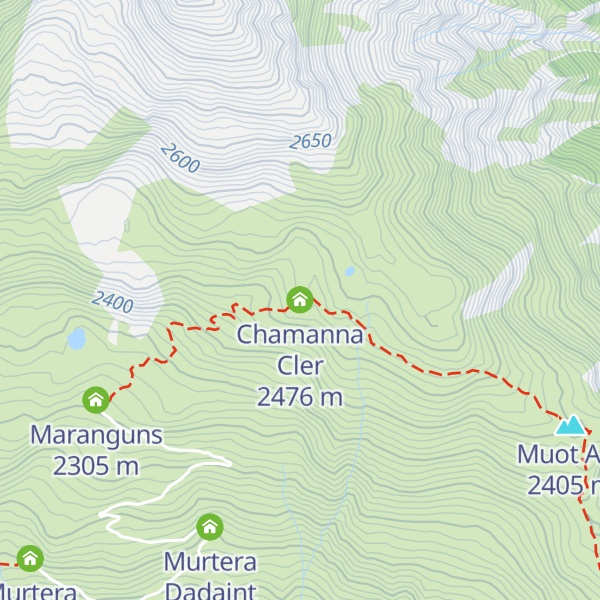 Map of Chamanna Cler
