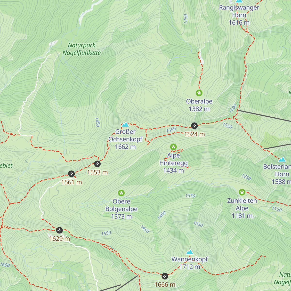 Berghaus Schwaben map