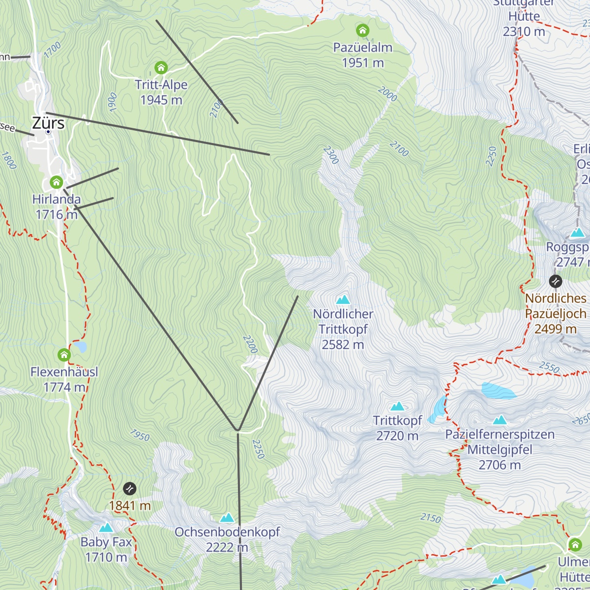 Trittkopf BBQ Station map