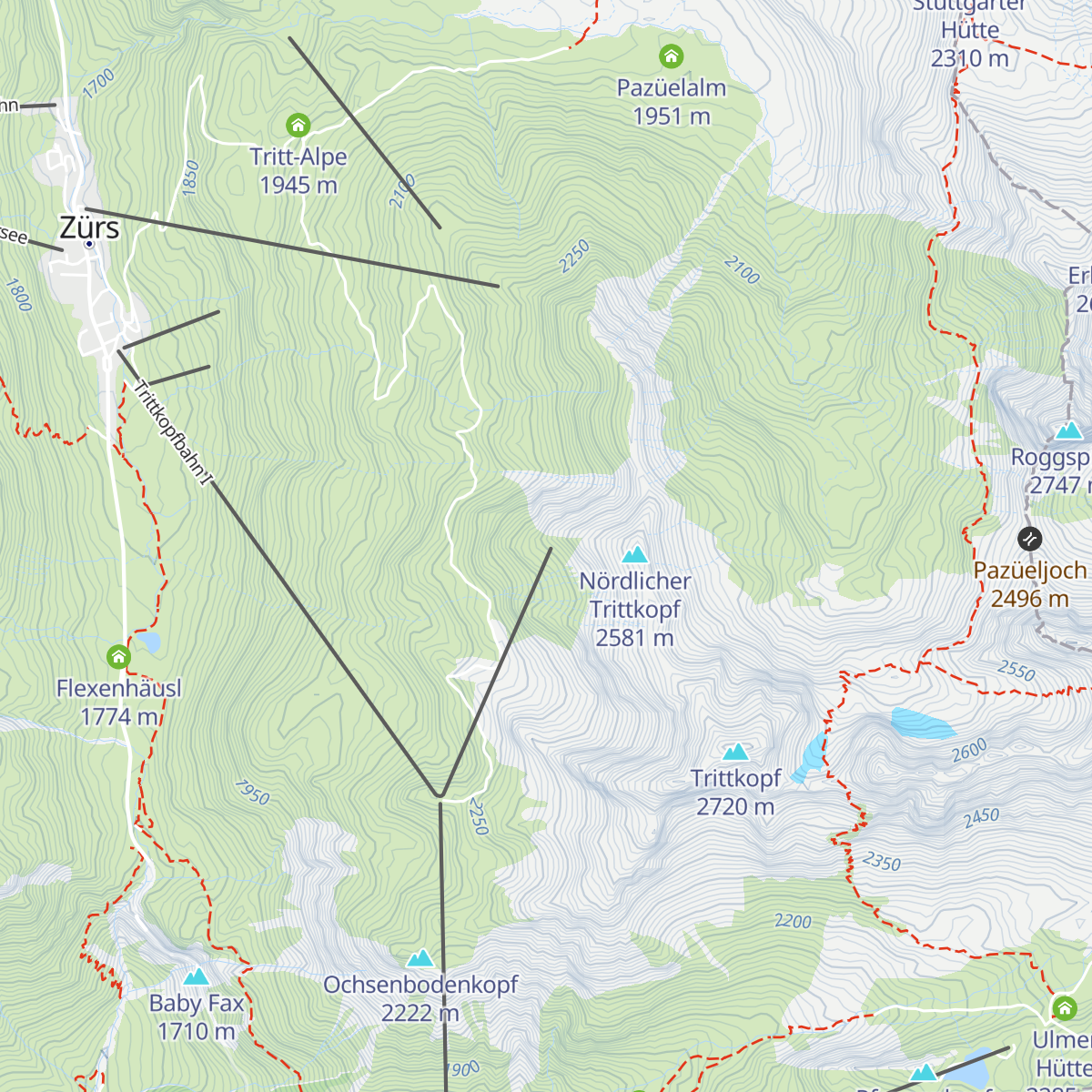 Trittkopf BBQ Station map