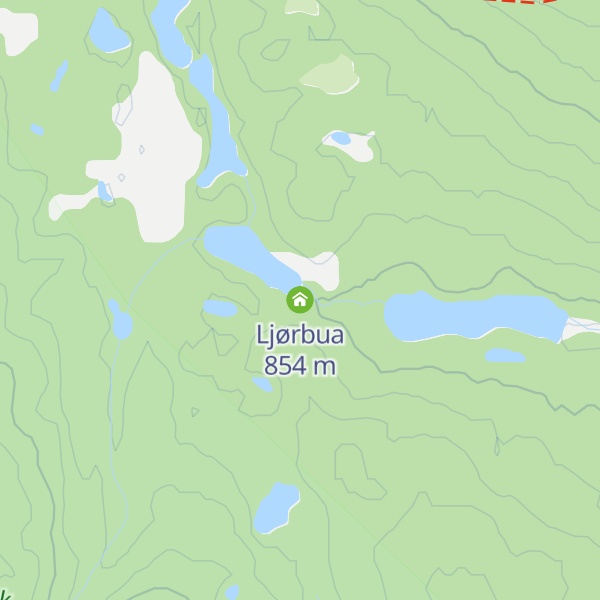 Map of Ljørbua
