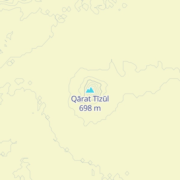 Map of Qārat Tīzūl