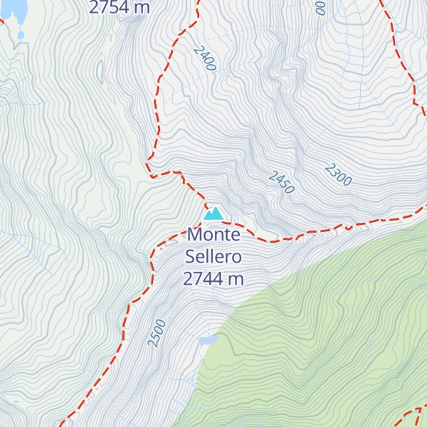 Map of Monte Sellero