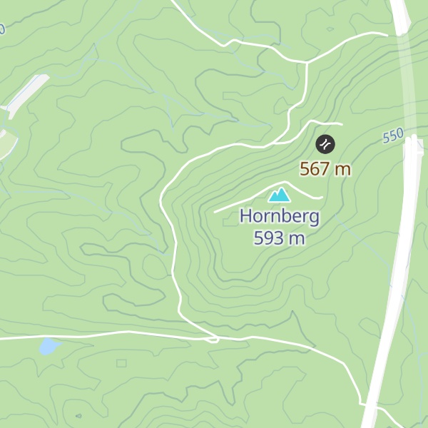 Map of Hornberghütte