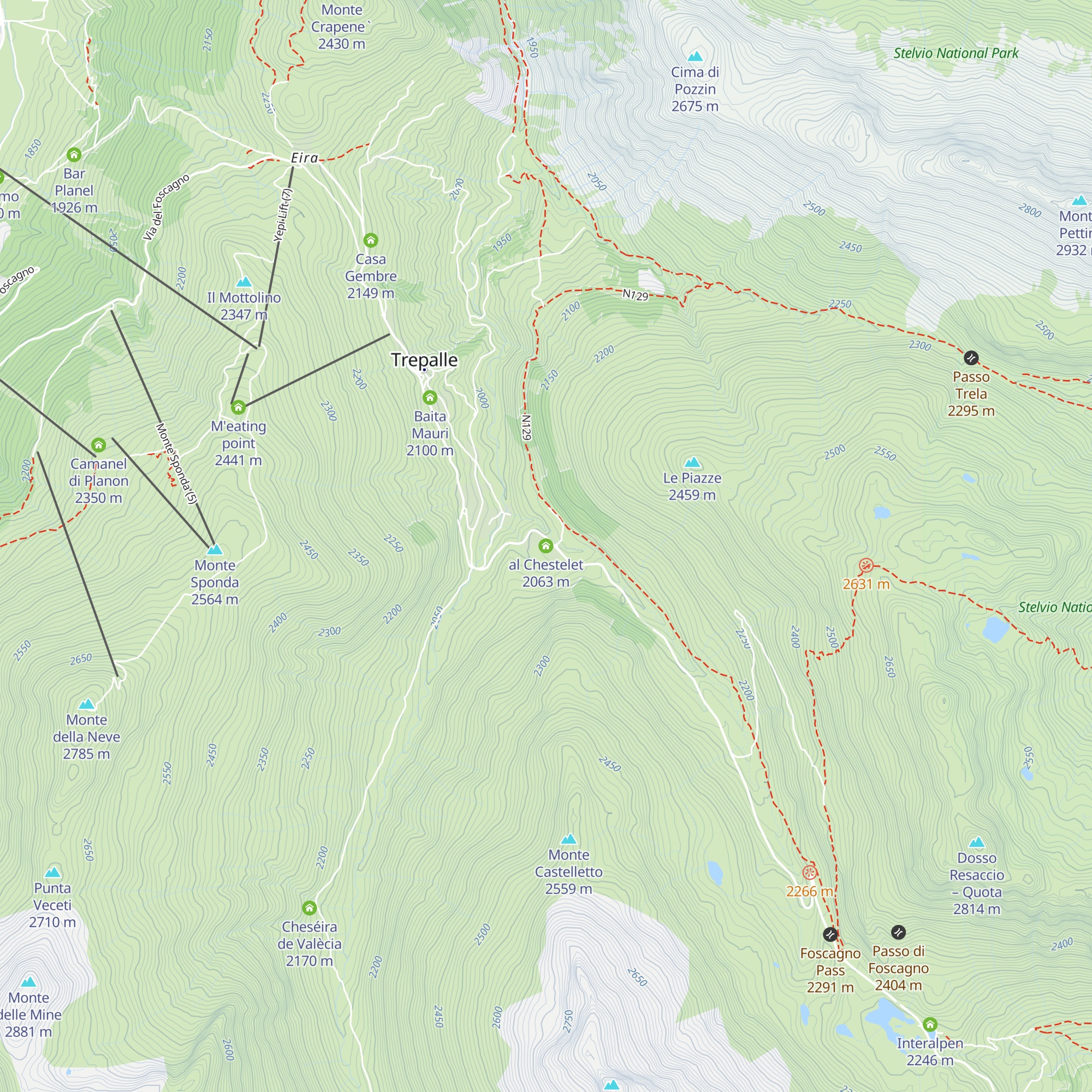 al Chestelet map