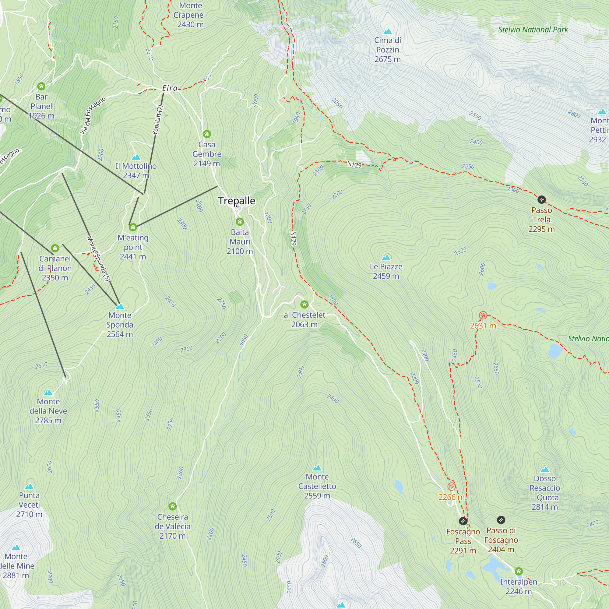 al Chestelet map