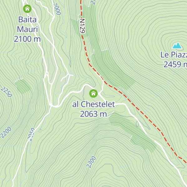 Map of al Chestelet