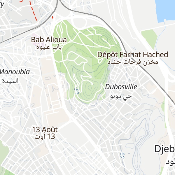 Map of جبل الخروبة