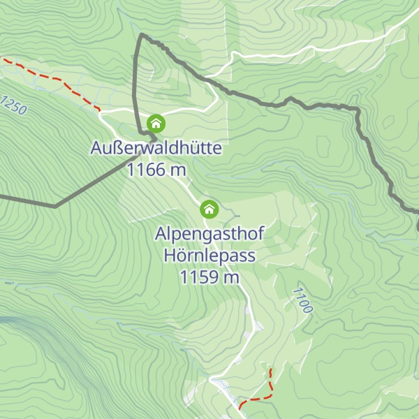 Map of Alpengasthof Hörnlepass