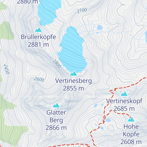 Map of Vertinesberg