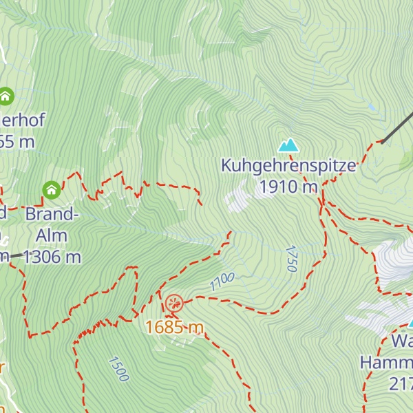 Map of Äußere Kuhgehrenalpe