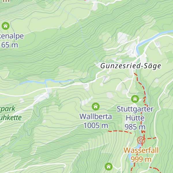 Map of Sennalpe Gerstenbrändle