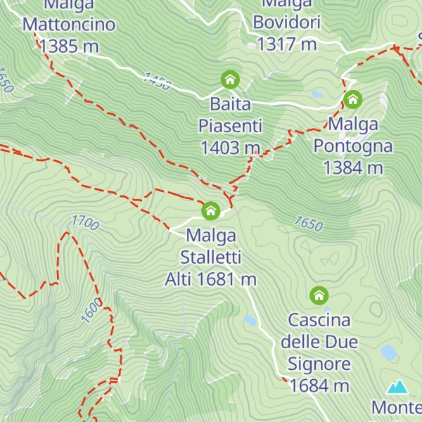 Map of Malga Stalletti Alti