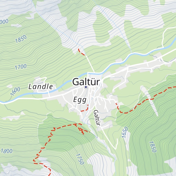 Map of Tourismusverband Infobüro Galtür