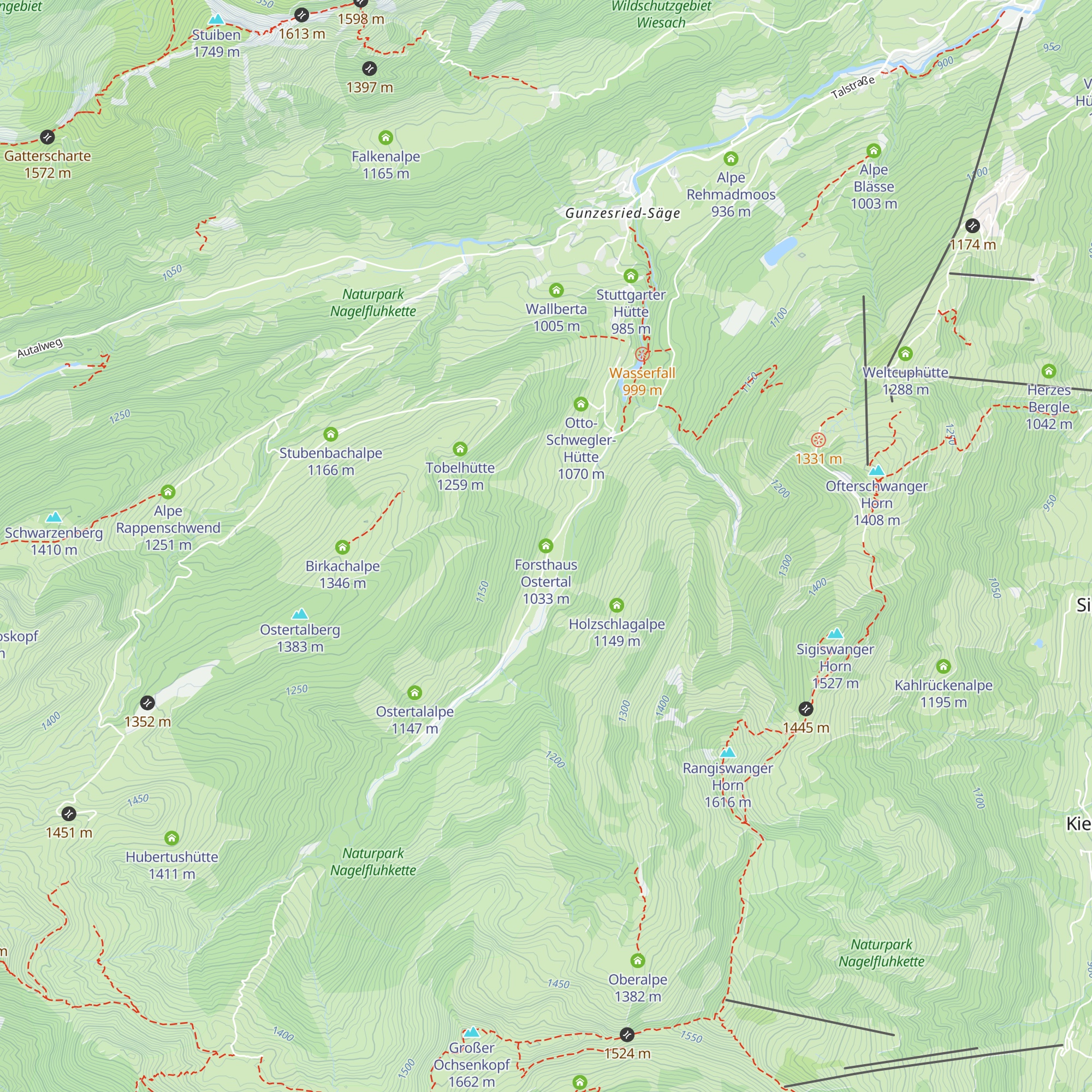Forsthaus Ostertal map
