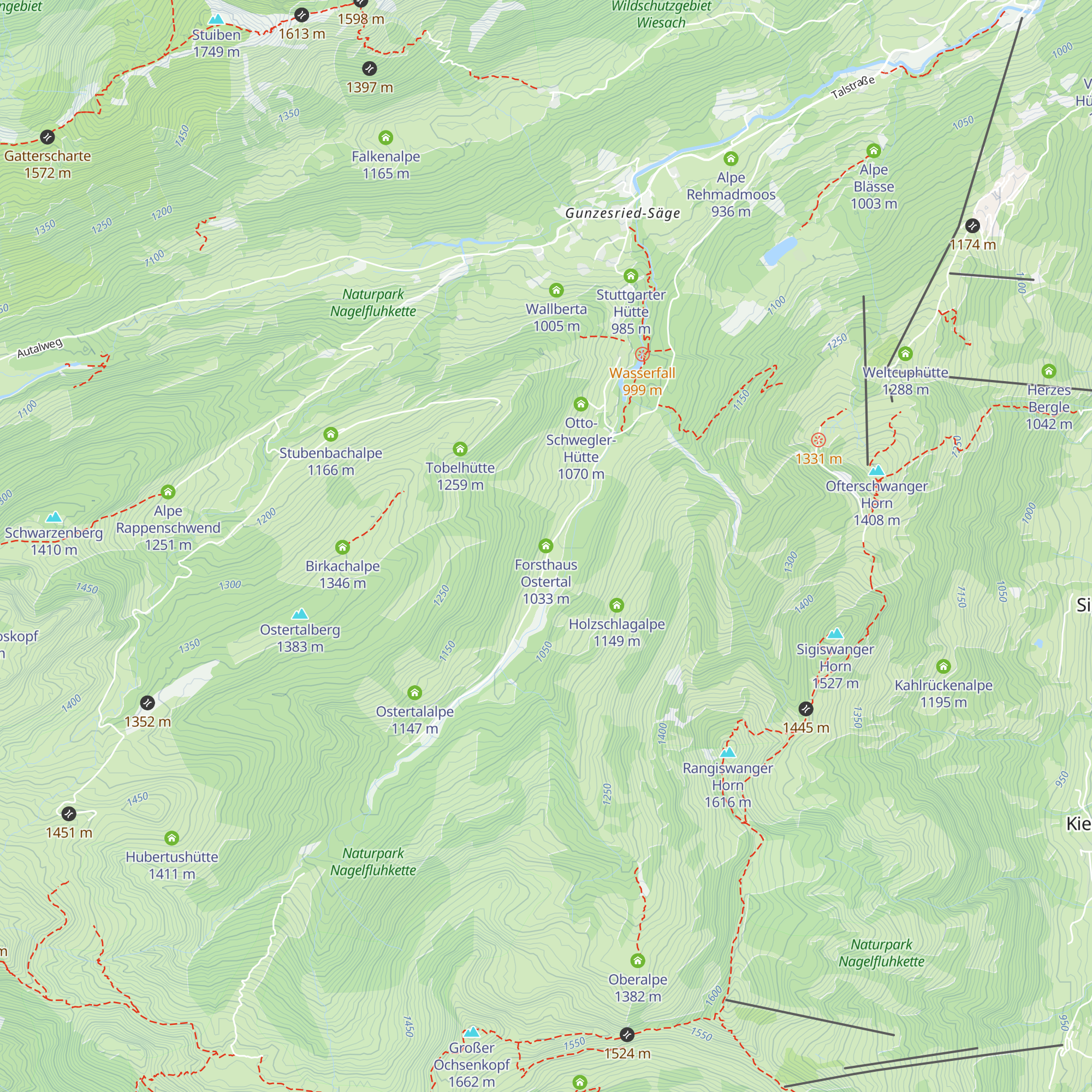 Forsthaus Ostertal map